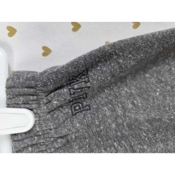 Victorias Secret PINK Grey Soft Drawstring Tapered Jogging Pants sweats XS - Picture 3 of 6